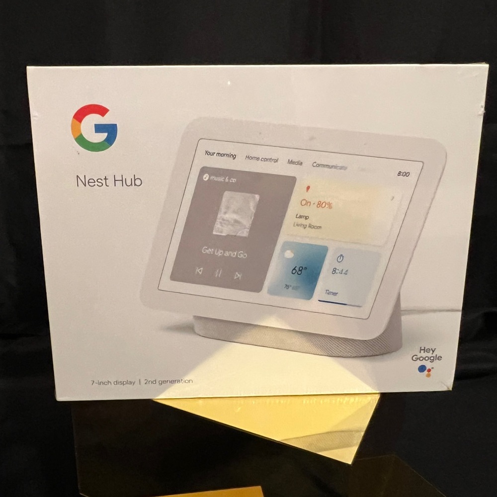Google Nest Hub second generation smart display- Chalk NIB